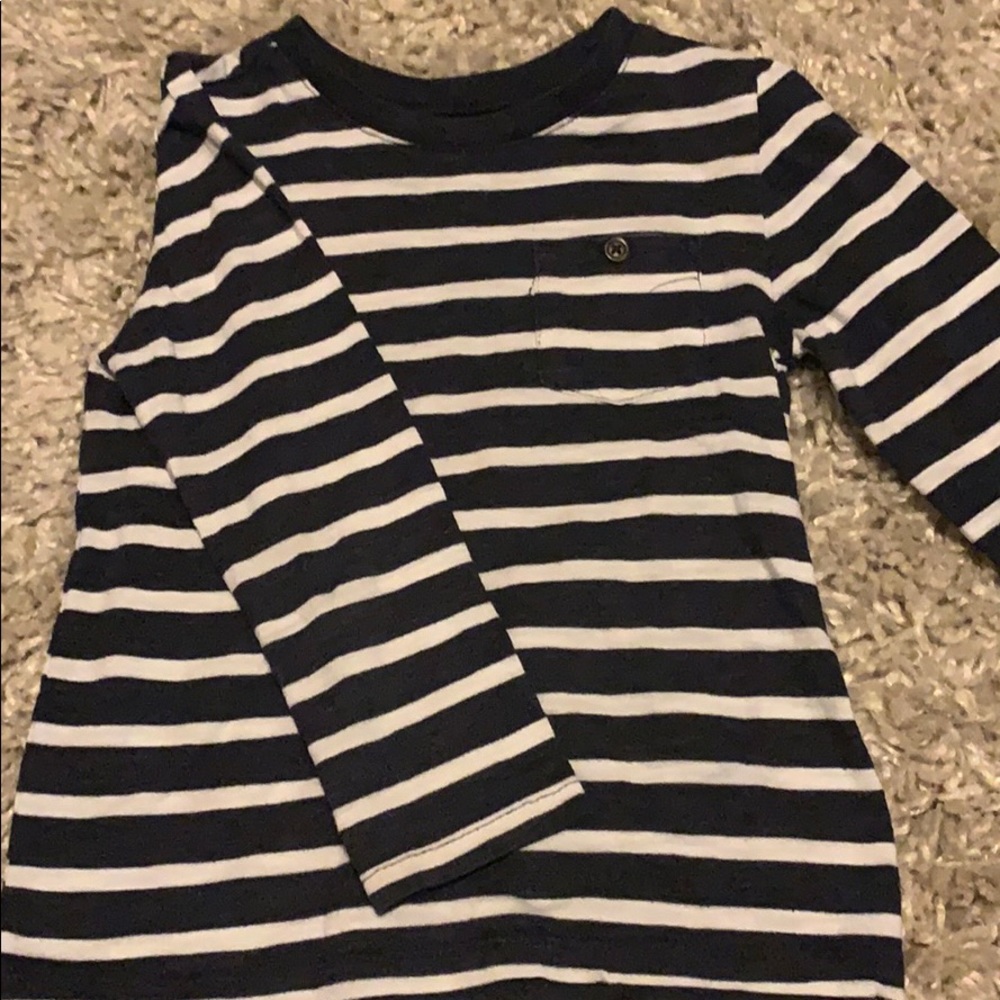 Boys long sleeve stripped shirt